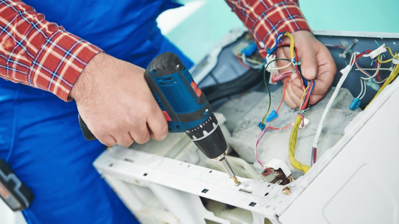 Esenyurt Fujitsu Fujitsu çamaşır makinesi kart tamiri – Su almama arızası orijinal parça ile giderildi. - Teknik servis örneği