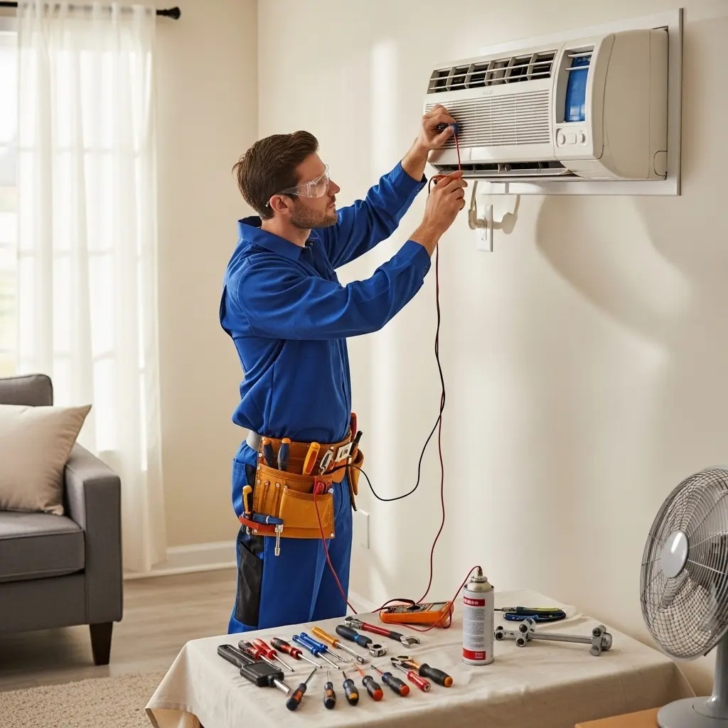 Esenyurt Fujitsu Fujitsu klima gaz dolumu ve bakım – Enerji verimliliği artırıldı. - Teknik servis örneği